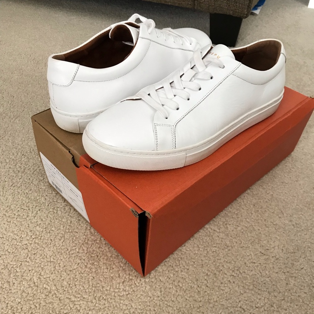 White leather Kurt sneakers